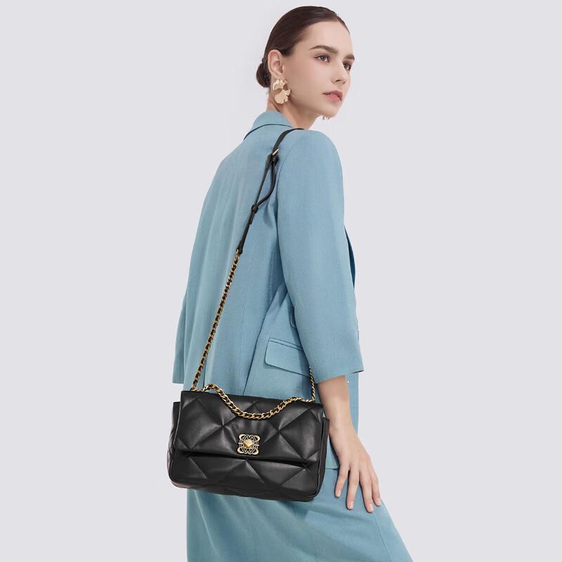 Pierre Cardin Women's Quilted Shoulder Crossbody Bag