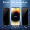 2Pcs Privacy Full Screen Protector for iPhone 17 15 16 Pro Max 16e 14 15 Plus Tempered Glass For iPhone 11 13 12 Pro X XR XS Max
