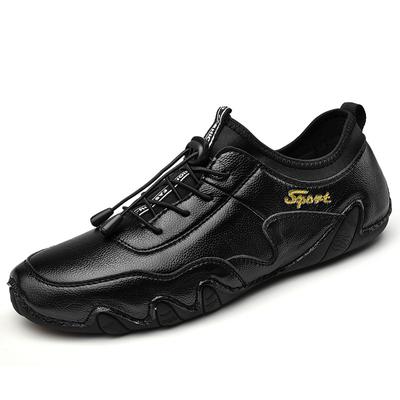 Large Size Shoes Men'S Genuine Leather Casual Men'S Shoes Breathable Version Trendy Shoes Cowhide Versatile Leather Shoes Men'S Octopus Shoes