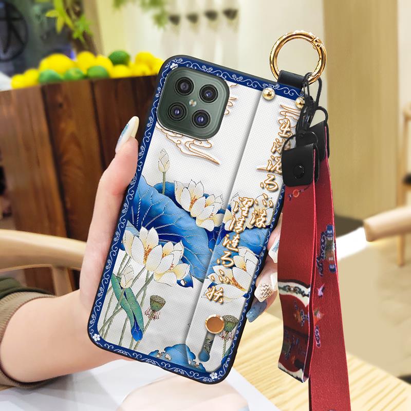 Fashion Shockproof Phone Case For Cubot C30 Soft case Back Cover Durable Silicone Chinese style Ring For Mom Protective