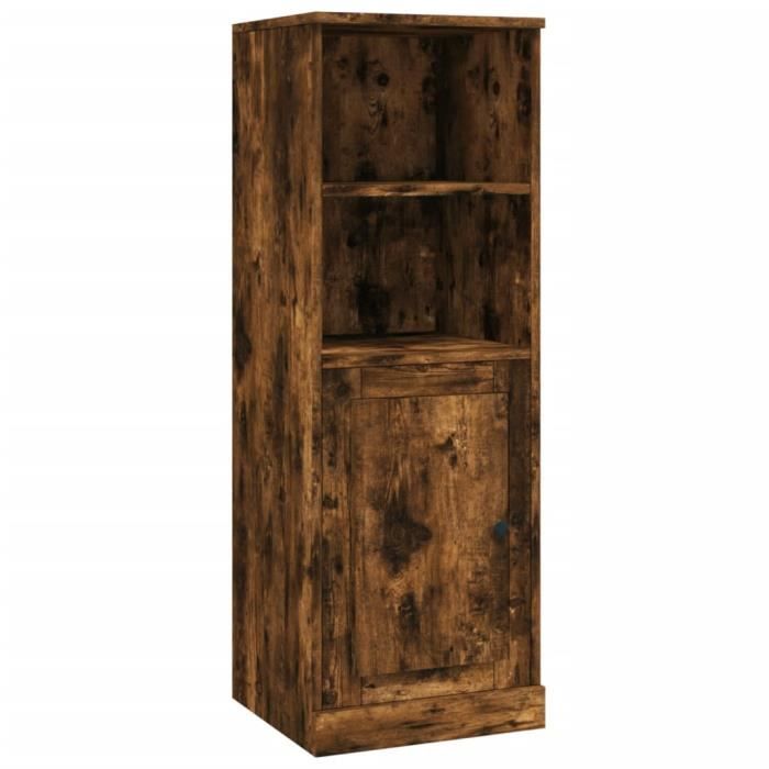 VidaXL Buffet haut chêne fumé 36x35,5x103,5 cm bois d'ingénierie 816325