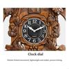 Wall Mounted Cuckoo Clock with European Retro Deer Head Design and Hourly Chimes Quiet Accurate Timekeeping A0KF
