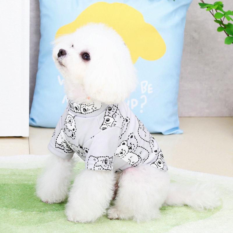 2024 New Spring and Summer Pet T-shirt Dog Clothes Dog Clothes Autumn Cute Clothing.