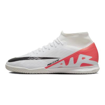 Zoom Mercurial Superfly 9 Academy IC Ready Pack Baskets Unisexe Blanc Cramoisi Vif Noir DJ5627-600