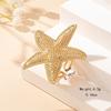 Bohemian Starfish Shaped Open Ring for Women Sea Beach Gold Color Starfish Finger Rings Girl Summer Vacation Party Charm Jewelry