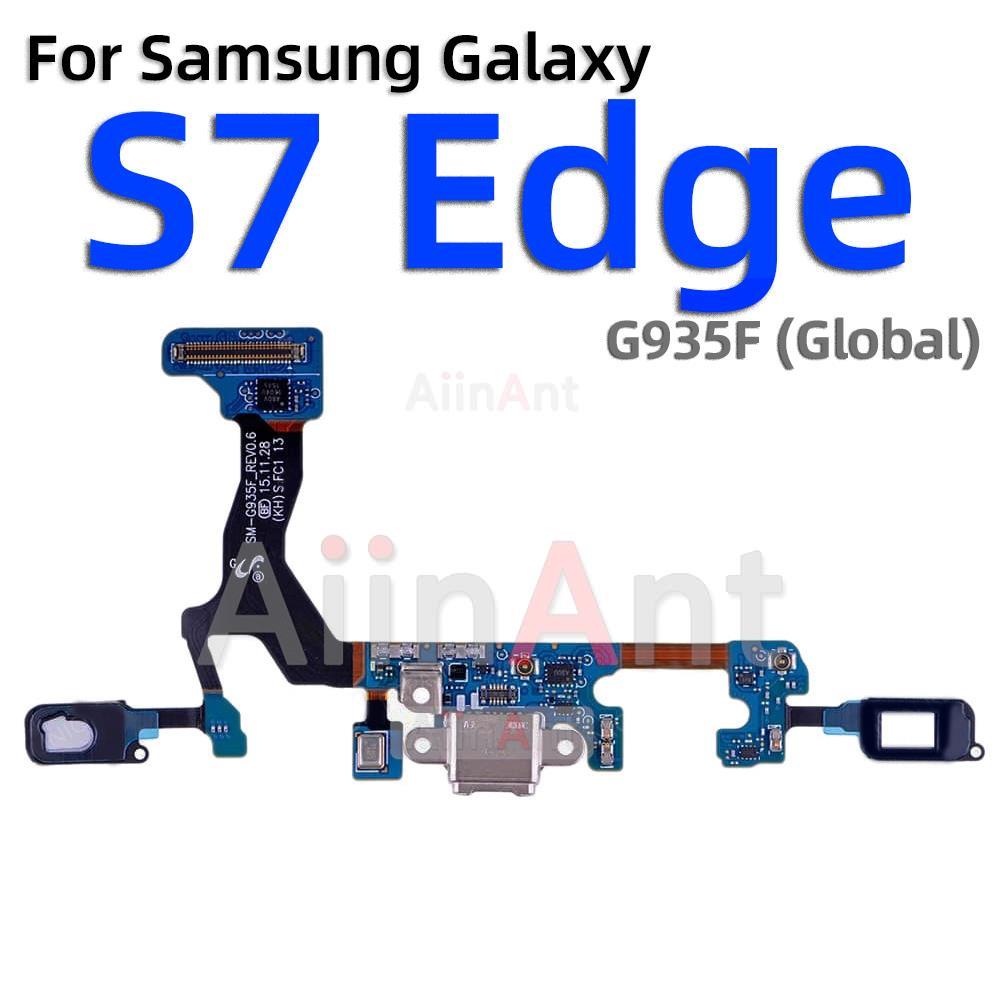 Aiinant USB Date Charging Dock Board Port Charger Flex Cable For Samsung Galaxy S6 S7 Edge G920A G925A G930A G935A