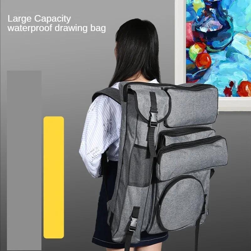 Skizzenkunst Malerei Tasche 4k Wasserdicht Großes Fassungsvermögen Verdickte Tragetaschen Zuhause Multifunktionale Werkzeugaufbewahrung Rucksäcke