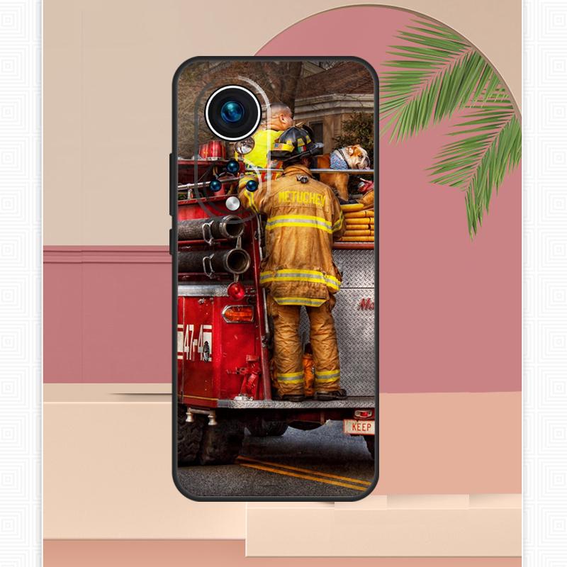 Firefighter Fire Fireman Case For Honor Magic 7 Lite 5 6 8 Pro Honor 400 200 X9c X9b X9a X8b X8a X8c 50 70 90 Cover