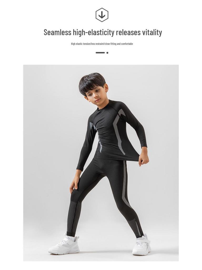 New Quick-Dry Thermal Underwear Suit for Kids & Adults - Ideal for Winter Sports & Outdoor Activities