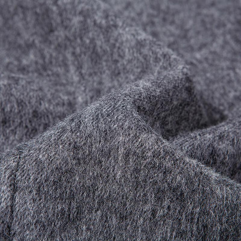 FAPAI Men's Double-Breasted Wool Blend Overcoat