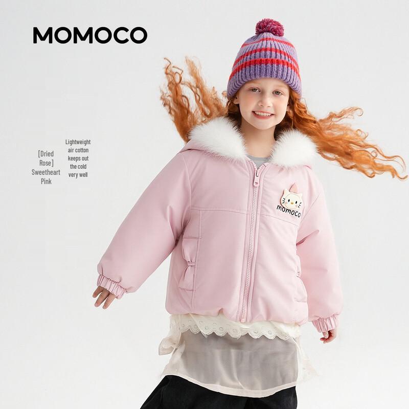 MOMOCO Girls Winter Fleece-Lined Jacket 140