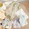Silk Crystal Glass Silk Socks Breathable Short Socks Cute Lastic Socks