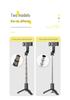 Q11 Bluetooth Selfie Stick & Tripod: Mobile Phone Remote Control, Multifunctional Aluminum Alloy Stand for Live Broadcasts.