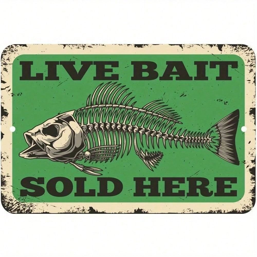 Vintage Green Skull Metal Poster Wall Art Pub