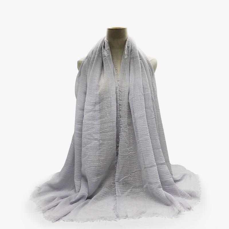 Women Cotton Linen Scarf Summer Girl Solid Color Sunscreen Thin Scarves Soft Shawl Foulard Viscose Spring Female Wrap Shawls New