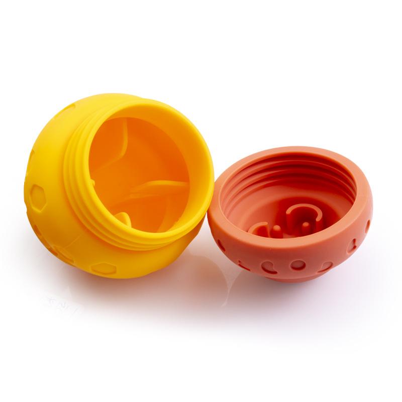 

New honeycomb pet silicone slow feeding tray, cat and dog multi-functional bite-resistant silicone pet supplies коричневий