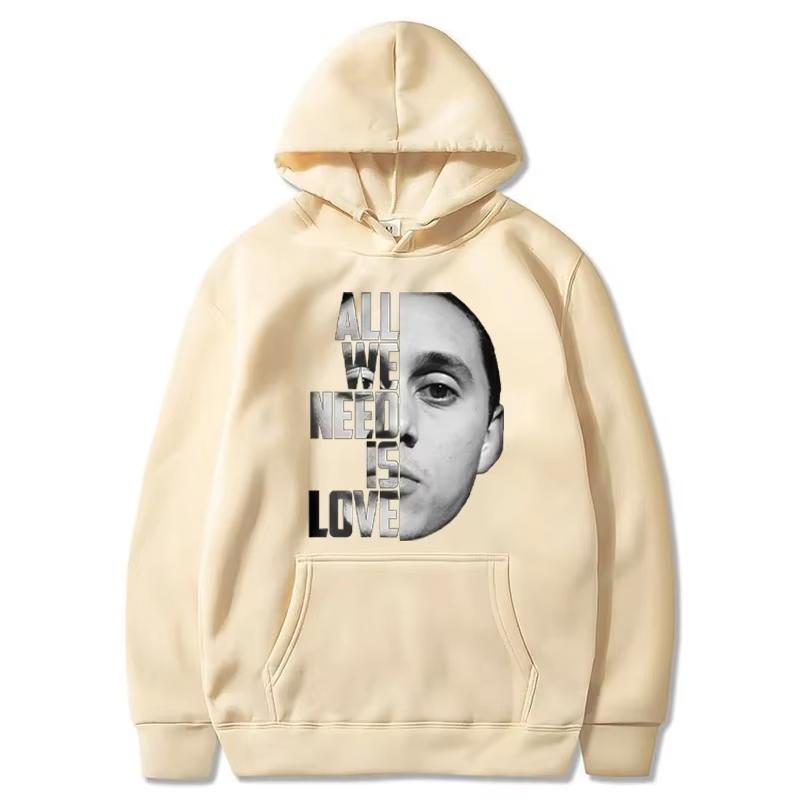 Canserbero Rapper Hoodie Herbst Winter Winter Baumwoll-Hoodie Herren Damen Lässig Warm Mode Locker Pullover Outdoor Pendel-Oberteil