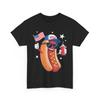 4th of July T-Shirt, 4th of July Hotdog Funny Fourth of July USA Flag T-Shirt