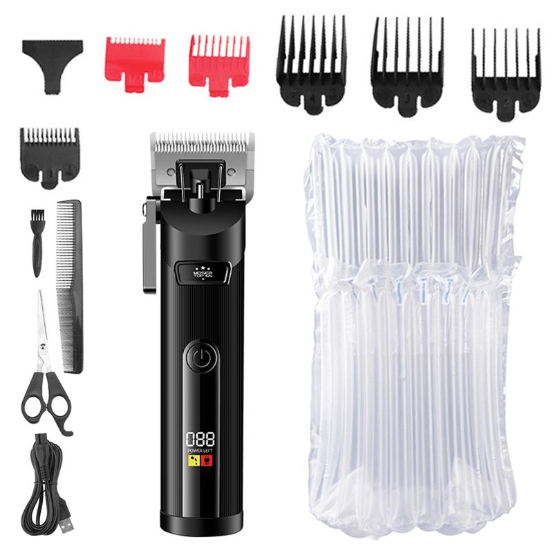 

Оригинальная беспроводная электрическая машинка для стрижки волос Kemei, регулируемый триммер для бороды и волос для мужчин, перезаряжаемая машинка для стрижки