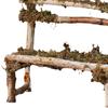 Socha židle Dřevěná figurka Sběratelský dárek Sochařství Ozdoba pro vnitřní kancelářské stolní středové dekorace