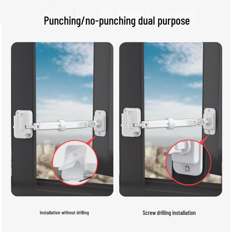Aluminum Alloy Sliding Window Child Safety Lock & Catch