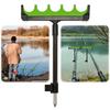 Fishing Rod Holder Fishing Rod Bracket Holds 3/5 Rods Fishing Pole Support Stand Fishing Rod Rest Fishing Accessories