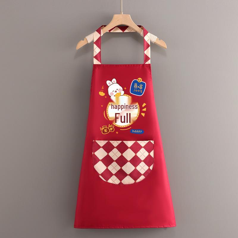 Women's Fashion Waterproof Apron - Oil-Proof, Stylish Waist for Cooking and Catering