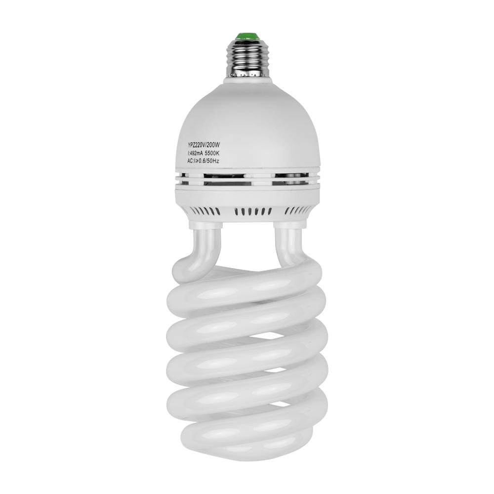 E27 Photo Studio Bulb Energy Saving Photography Daylight Lamp 200W 5500K 170 240V