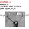 2023 Toyota BZ3 Front Power Window Regulator (Right: 69810-03030, Left: 69820-03030)