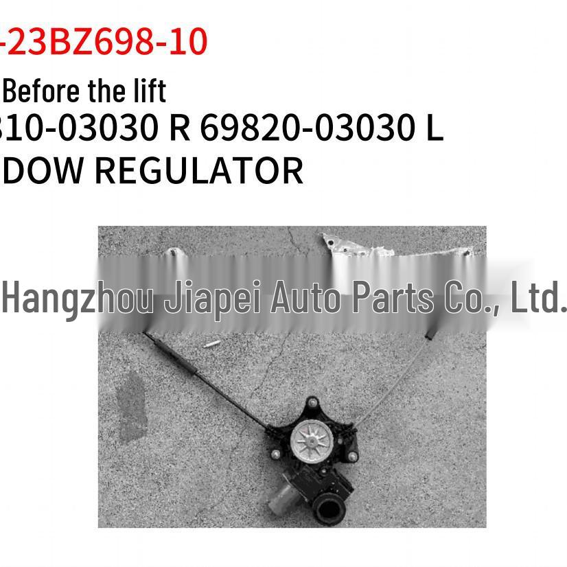 2023 Toyota BZ3 Front Power Window Regulator (Right: 69810-03030, Left: 69820-03030)