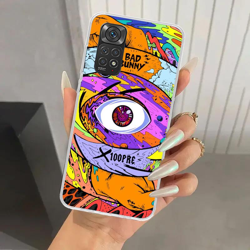 Bad Bunny X100pre Phone Case for Xiaomi Redmi Note 15 14 14S 13 12S 12 Pro 11S 11 Plus 11T 11E 10S Soft Funda Print Shell Redmi