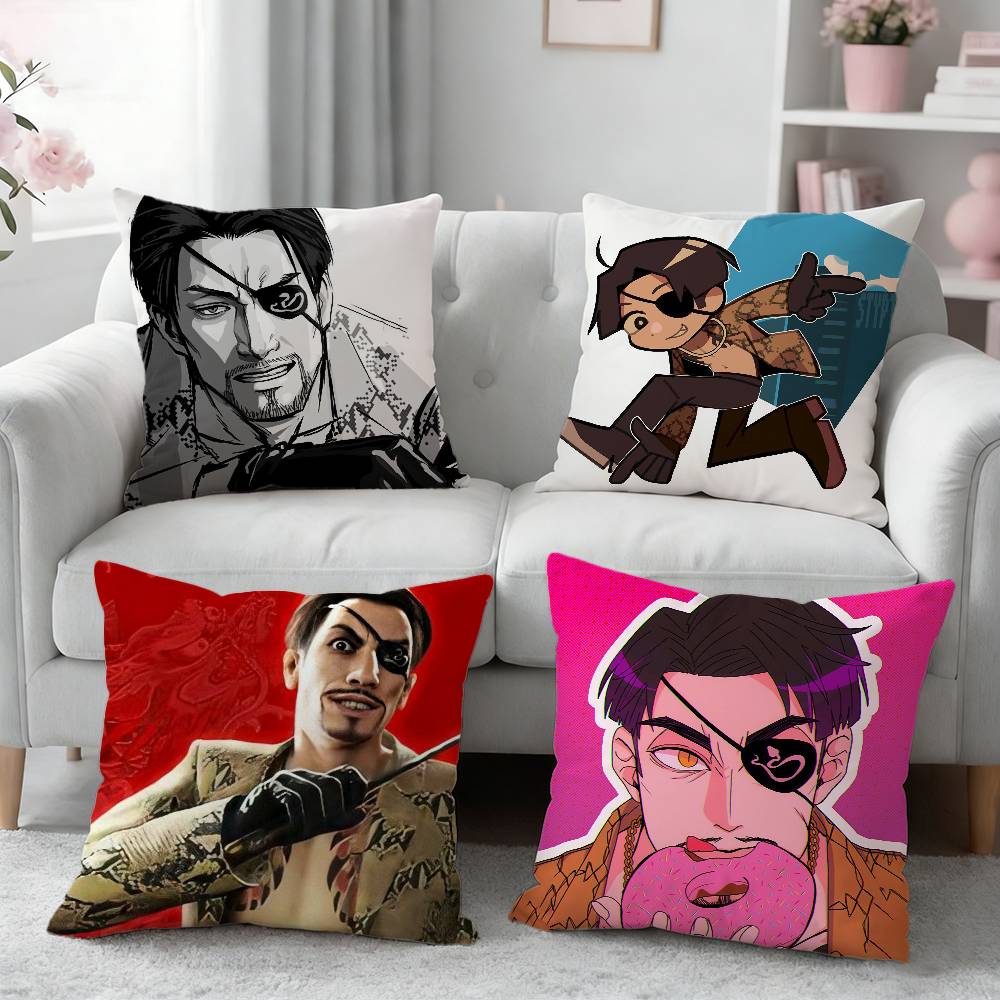 Goro Majima Game YYakuza Pillow Case for Sofa Living Room Home Office Decor Protective Cover