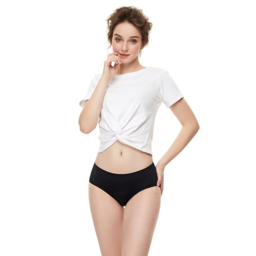 BEST DOING Seamless Period Panties, Leak-Proof, Stay-Stay, Moisture-Wicking, Quick-Drying, Light Incontinence, Seamless, Easy To Wear, Absorbent Sanit
