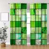 2-Panels Colored Square Glass Window Curtains   Distinctive Printed Curtains   Suitable for Gifting To Family and Friends