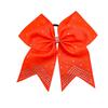 Glänzende Strass-Schwalbenschwanz-Schleifen-Haargummis für Mädchen - Cheerleading-Band-Kopfschmuck