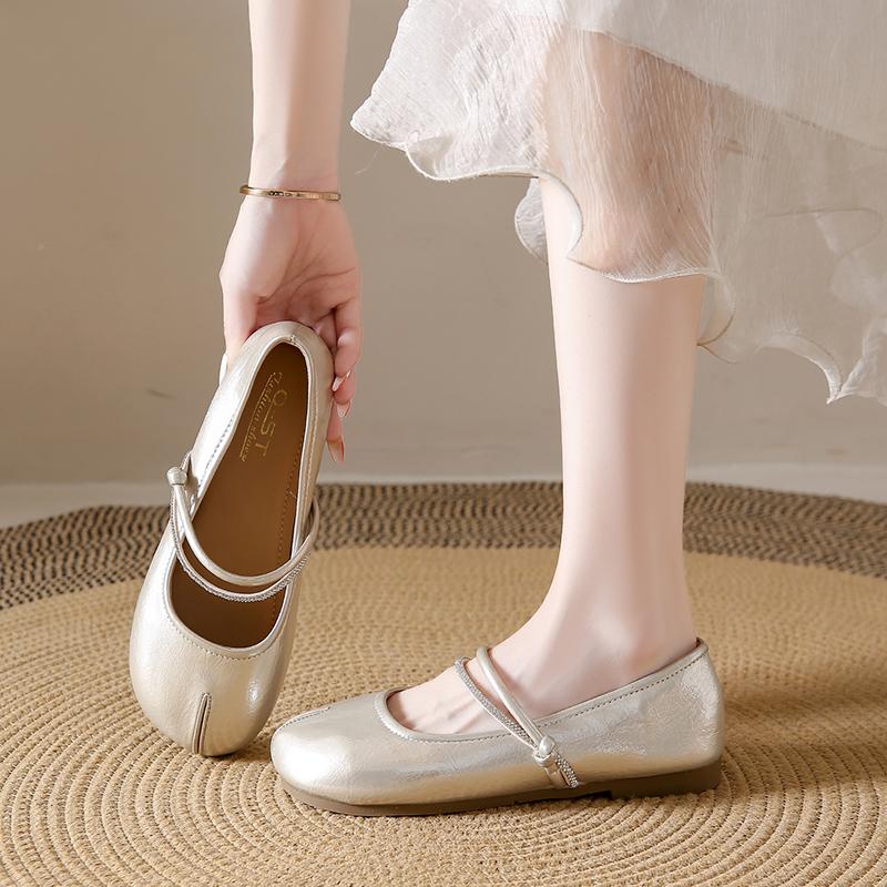 CRLAYDK Classic Womens Casual Slip On Mary Jane Loafers Lightweight Soft PU Leather Ladies Dress Office Driving Moccasins