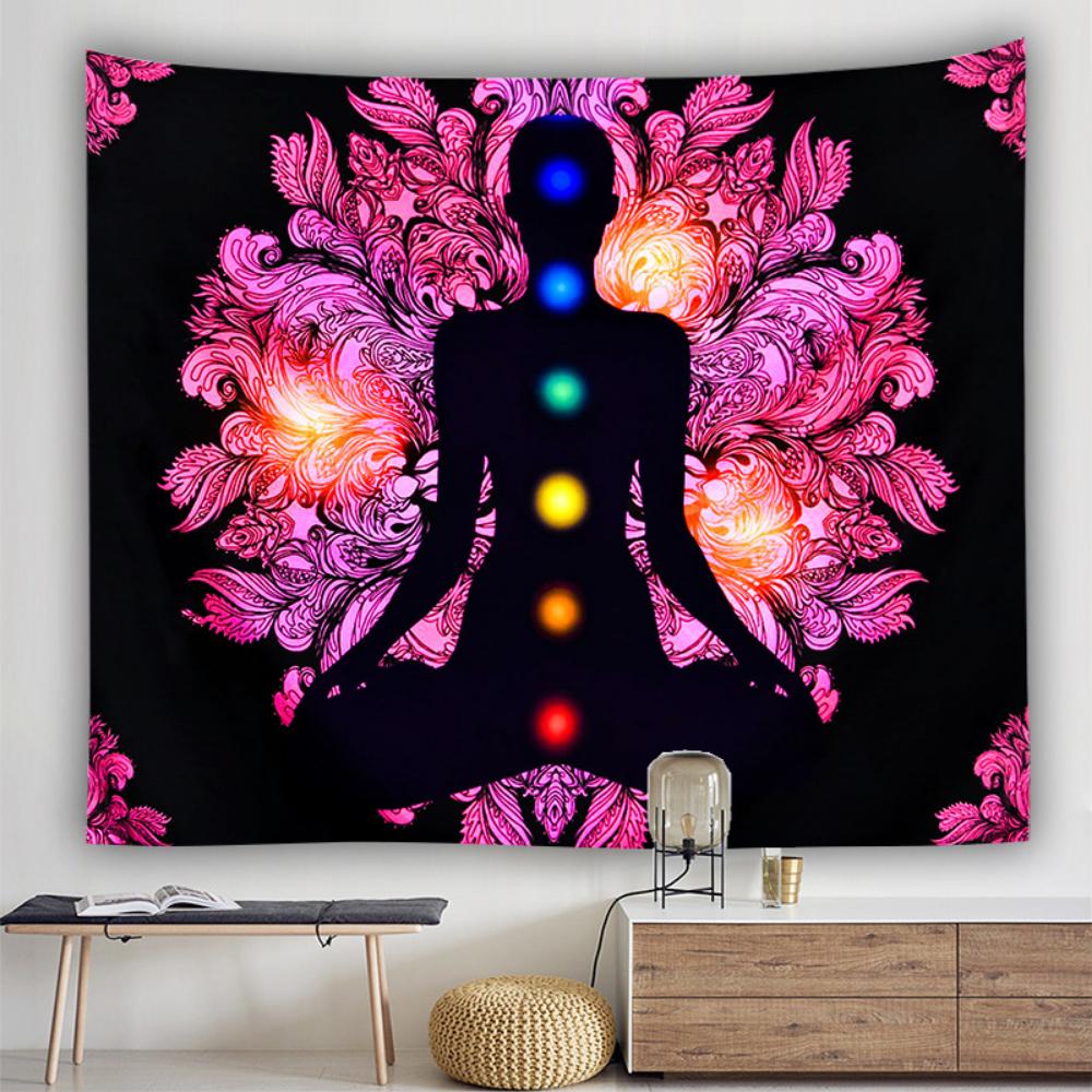 

Богемная подвесная ткань, обои для комнаты, спальни, фоновый гобелен, персонализированный гобелен, украшение для гостиной, живопись 100*150