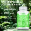 Natural fruit and vegetable blend capsules; supports gut health, aids digestion, boosts immunity; suitable for adults.