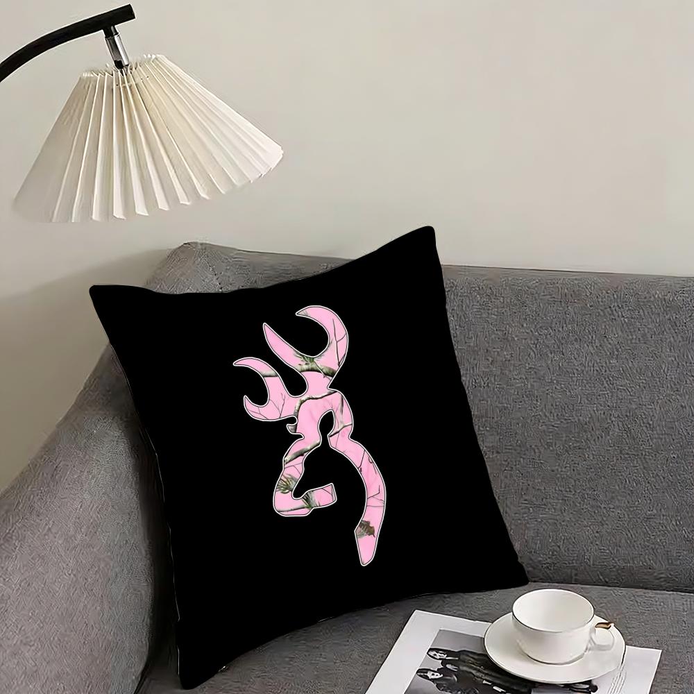 Cool BBrowningG Cushion Cover Pillowcase Ultra Soft Skin Friendly Fabric Cloud Like Comfort  Concealed Zipper