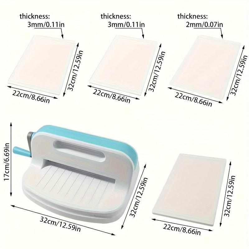 

A5 Manual Die Cutting & Embossing Machine, 6-Inch Opening Portable Kit, Foldable Handle Embossing Machine for Arts & Crafts, Scrapbooking, Card Making