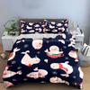 Cute Seals in Winter Design Bedding Duvet Cover Set  (1*Duvet Cover 2*Pillowcases, without duvet insert)