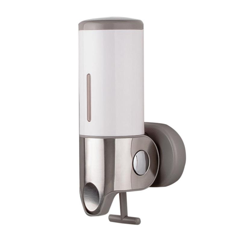 

Модный и минималистский дизайн ванной комнаты, черный ABS и нержавеющая сталь, ручной пресс, дозаторы жидкого мыла, перфорированная установка