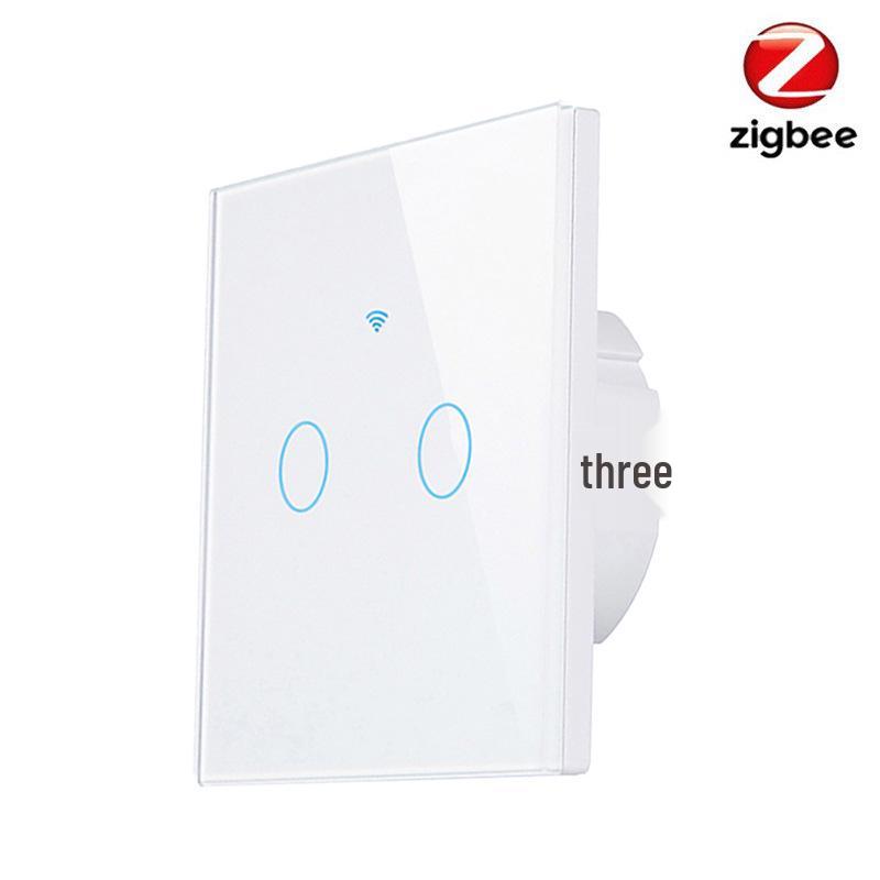European Standard Zigbee Smart Touch Switch: Live/Neutral or Single Live Wire, App Controlled