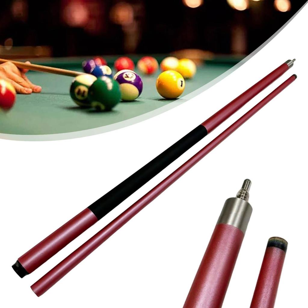 Practice Pool Cue Stick 13Mm Tip Durable Fiberglass Wood Billiards Kit For Home Snooker Players And Beginners