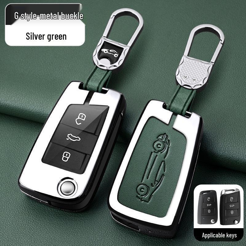 Metal Key Shell for Volkswagen Models: New Sagitar, Lavida Plus, Tayron, Tuon, Tiguan L, Bora, Magotan