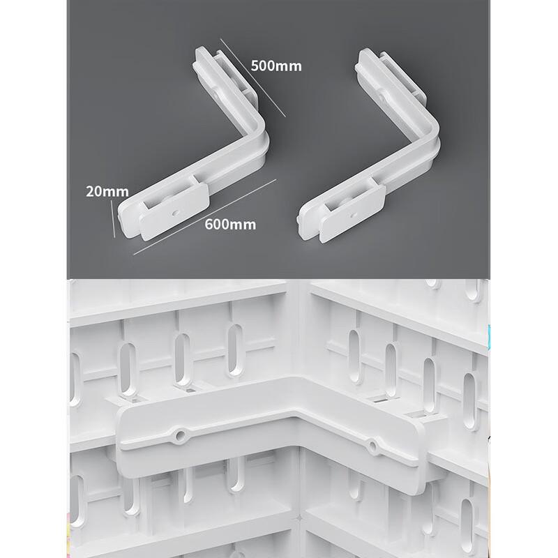 miflame No-Drill Pegboard J-Type Hooks