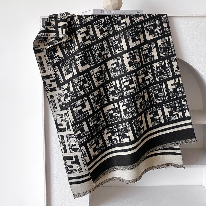 

geometry women s imitation cashmere fashion versatile high sense soft breathable comfortable warm scarf shawl 185