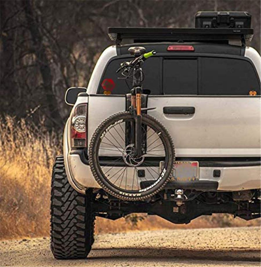 Portable Tailgate Pad Shuttle Pad Protective Bike Rack w/ Strap For Pickup Truck