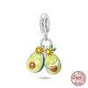 Authentic 100 Copper Avocado Cherry Beaded Strawberry Charm Bead Charms Compatible With Authentic Do It Yourself Bracelets Jewellery Making Womens G