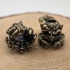 Scorpion Skull Brass Knife Bead Edc Outdoor Diy Paracord Handmade Woven Lanyard Pendant Umbrella Rope Bracelet Charm Accessories